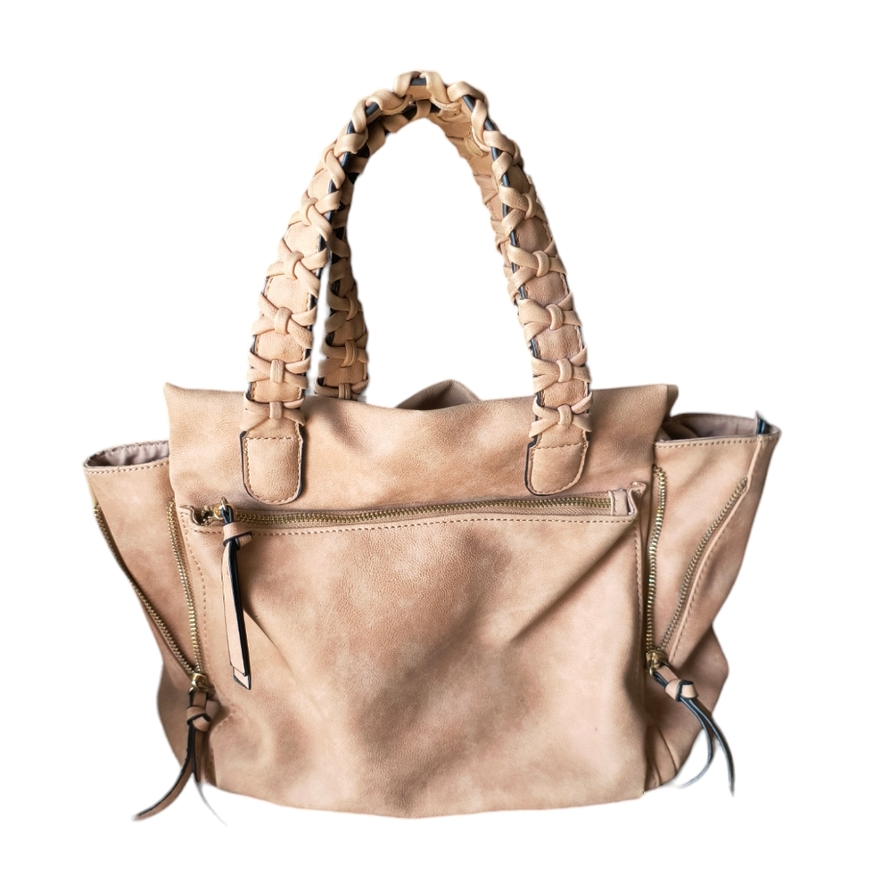 Violet Ray Brown Purse Bag Tote Bow Shoulder Bag